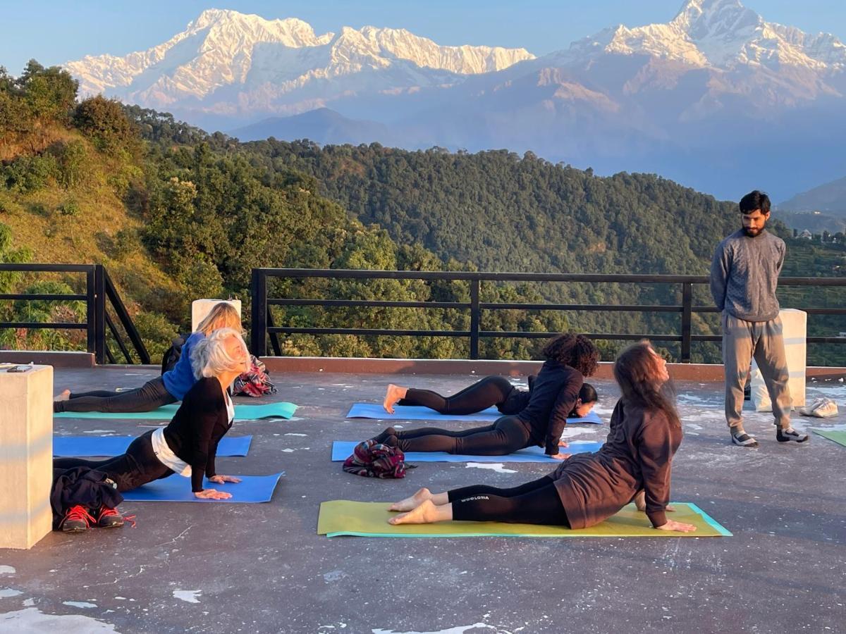 Green Hills Yoga Retreat Pokhara Exterior foto